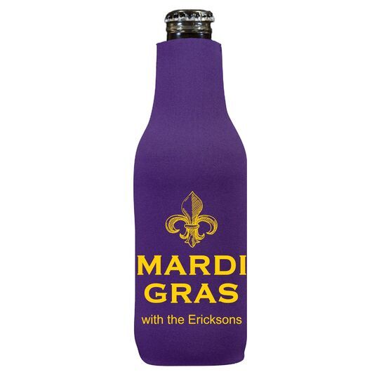 Mardi Gras Bottle Huggers